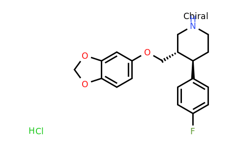 CAS 78246-49-8 | (3S,4R)-3-[(1,3-dioxaindan-5-yloxy)methyl]-4-(4-fluorophenyl)piperidine hydrochloride