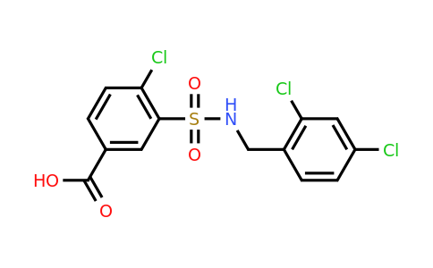 CAS 782462-38-8 | 4-chloro-3-{[(2,4-dichlorophenyl)methyl]sulfamoyl}benzoic acid
