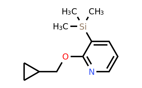 2-Cyclopropylmethoxy-3-trimethylsilanyl-pyridine