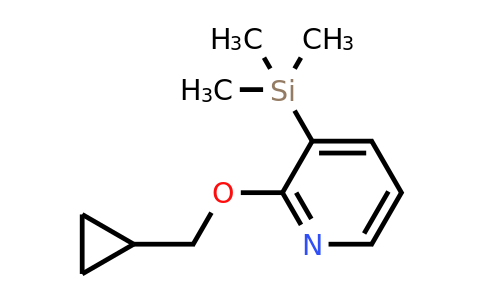 CAS 782479-90-7 | 2-Cyclopropylmethoxy-3-trimethylsilanyl-pyridine
