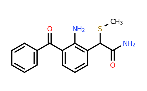 2-Amino-3-benzoyl-alpha-(methylthio)benzeneacetamide