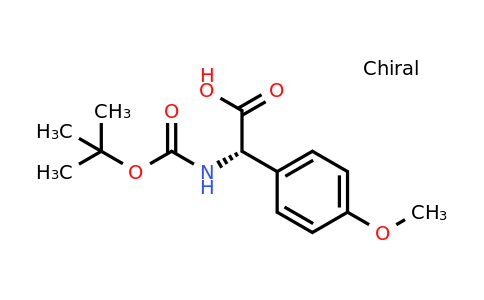 CAS 78306-98-6 | (2S)-2-[(Tert-butoxy)carbonylamino]-2-(4-methoxyphenyl)acetic acid
