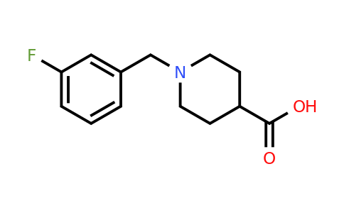CAS 783298-62-4 | 1-(3-Fluorobenzyl)piperidine-4-carboxylic acid