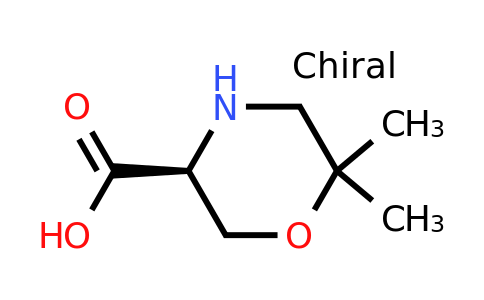 CAS 783349-44-0 | (S)-6,6-Dimethyl-morpholine-3-carboxylic acid