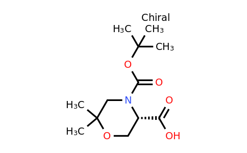 CAS 783349-78-0 | (3S)-6,6-Dimethyl-morpholine-3,4-dicarboxylic acid 4-tert-butyl ester