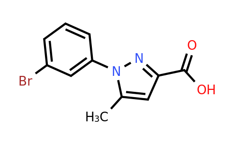 CAS 784142-84-3 | 1-(3-bromophenyl)-5-methyl-1H-pyrazole-3-carboxylic acid