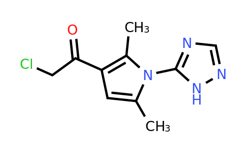 CAS 784171-52-4 | 2-Chloro-1-(2,5-dimethyl-1-(1H-1,2,4-triazol-5-yl)-1H-pyrrol-3-yl)ethanone