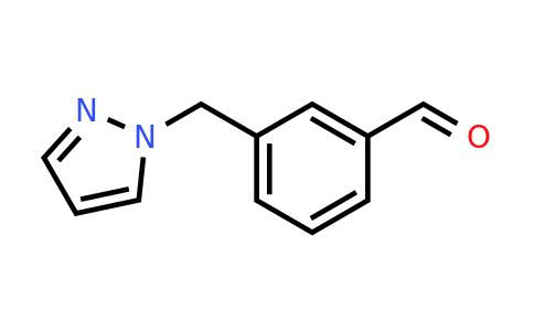 CAS 78425-11-3 | 3-((1H-Pyrazol-1-yl)methyl)benzaldehyde