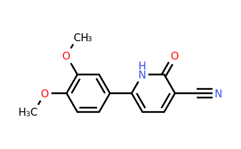 CAS 78558-43-7 | 6-(3,4-Dimethoxyphenyl)-2-oxo-1,2-dihydropyridine-3-carbonitrile