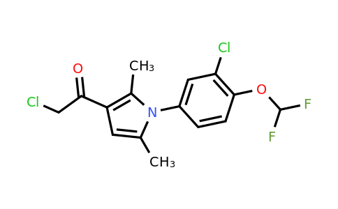 CAS 785792-25-8 | 2-chloro-1-{1-[3-chloro-4-(difluoromethoxy)phenyl]-2,5-dimethyl-1H-pyrrol-3-yl}ethan-1-one