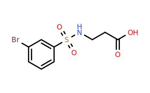 CAS 785792-43-0 | 3-(3-bromobenzenesulfonamido)propanoic acid