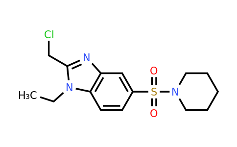 CAS 785792-45-2 | 2-(chloromethyl)-1-ethyl-5-(piperidine-1-sulfonyl)-1H-1,3-benzodiazole