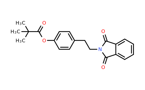 CAS 785849-99-2 | 4-(2-(1,3-Dioxoisoindolin-2-yl)ethyl)phenyl pivalate