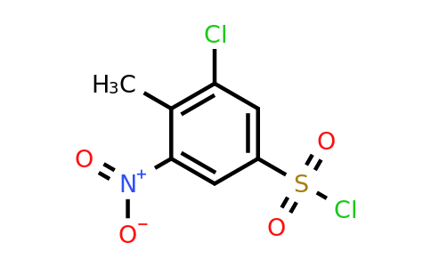 CAS 78726-74-6 | 3-chloro-4-methyl-5-nitrobenzene-1-sulfonyl chloride