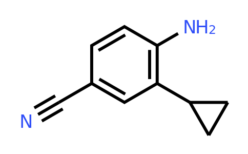 CAS 787528-17-0 | 4-Amino-3-cyclopropylbenzonitrile
