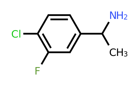 CAS 787633-87-8 | 1-(4-Chloro-3-fluorophenyl)ethanamine