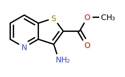 CAS 78790-83-7 | Methyl 3-aminothieno[3,2-B]pyridine-2-carboxylate
