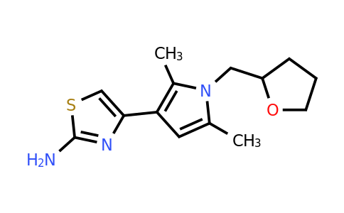 CAS 790232-07-4 | 4-(2,5-Dimethyl-1-((tetrahydrofuran-2-yl)methyl)-1H-pyrrol-3-yl)thiazol-2-amine