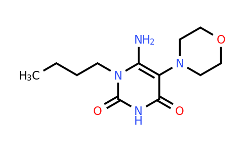 CAS 790232-09-6 | 6-amino-1-butyl-5-(morpholin-4-yl)-1,2,3,4-tetrahydropyrimidine-2,4-dione