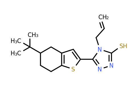 CAS 790232-35-8 | 5-(5-tert-butyl-4,5,6,7-tetrahydro-1-benzothiophen-2-yl)-4-(prop-2-en-1-yl)-4H-1,2,4-triazole-3-thiol