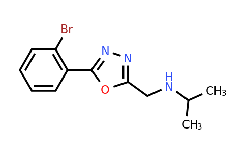 CAS 790263-26-2 | {[5-(2-bromophenyl)-1,3,4-oxadiazol-2-yl]methyl}(propan-2-yl)amine