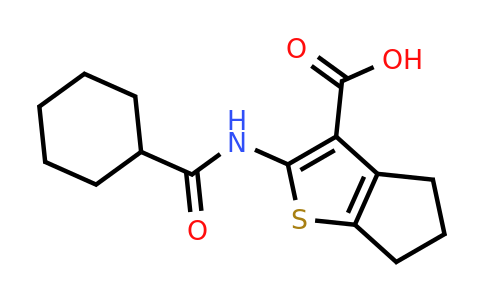CAS 790263-42-2 | 2-cyclohexaneamido-4H,5H,6H-cyclopenta[b]thiophene-3-carboxylic acid