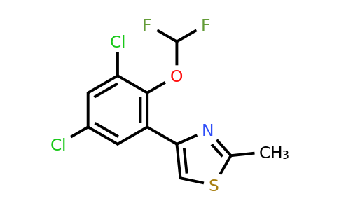 CAS 790263-52-4 | 4-[3,5-dichloro-2-(difluoromethoxy)phenyl]-2-methyl-1,3-thiazole
