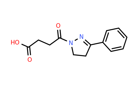 CAS 790263-53-5 | 4-oxo-4-(3-phenyl-4,5-dihydro-1H-pyrazol-1-yl)butanoic acid