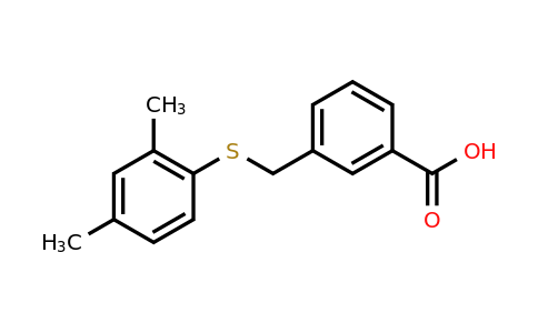 CAS 790263-58-0 | 3-{[(2,4-dimethylphenyl)sulfanyl]methyl}benzoic acid
