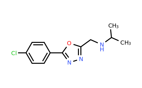 CAS 790263-59-1 | {[5-(4-chlorophenyl)-1,3,4-oxadiazol-2-yl]methyl}(propan-2-yl)amine