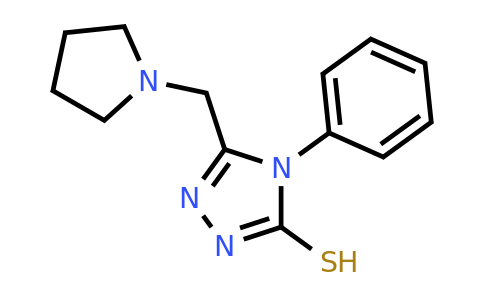 CAS 790263-64-8 | 4-phenyl-5-[(pyrrolidin-1-yl)methyl]-4H-1,2,4-triazole-3-thiol