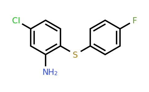 CAS 790263-67-1 | 5-chloro-2-[(4-fluorophenyl)sulfanyl]aniline