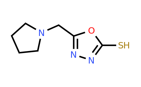 CAS 790263-69-3 | 5-[(pyrrolidin-1-yl)methyl]-1,3,4-oxadiazole-2-thiol