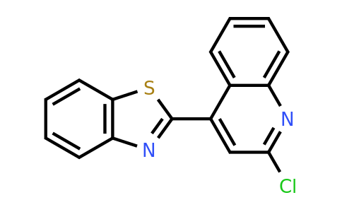 CAS 790263-71-7 | 4-(1,3-benzothiazol-2-yl)-2-chloroquinoline