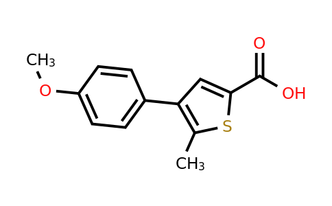 CAS 790263-77-3 | 4-(4-methoxyphenyl)-5-methylthiophene-2-carboxylic acid