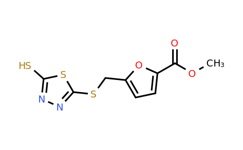 CAS 790270-68-7 | methyl 5-{[(5-sulfanyl-1,3,4-thiadiazol-2-yl)sulfanyl]methyl}furan-2-carboxylate