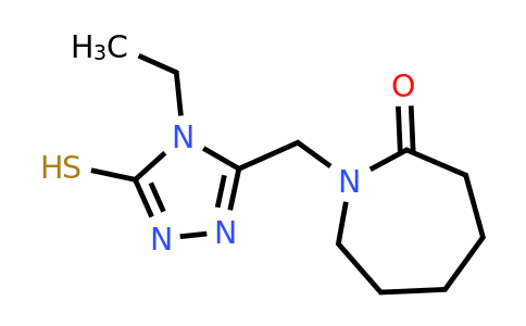 CAS 790270-75-6 | 1-[(4-ethyl-5-sulfanyl-4H-1,2,4-triazol-3-yl)methyl]azepan-2-one