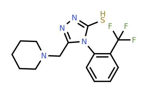 CAS 790270-83-6 | 5-[(piperidin-1-yl)methyl]-4-[2-(trifluoromethyl)phenyl]-4H-1,2,4-triazole-3-thiol