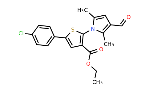 CAS 790270-95-0 | ethyl 5-(4-chlorophenyl)-2-(3-formyl-2,5-dimethyl-1H-pyrrol-1-yl)thiophene-3-carboxylate