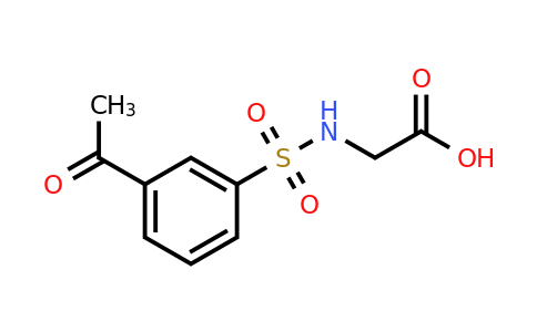 CAS 790270-98-3 | 2-(3-Acetylphenylsulfonamido)acetic acid