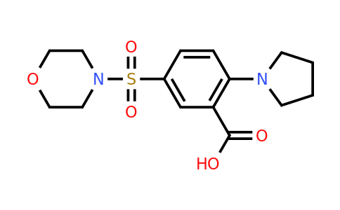 CAS 790271-13-5 | 5-(morpholine-4-sulfonyl)-2-(pyrrolidin-1-yl)benzoic acid
