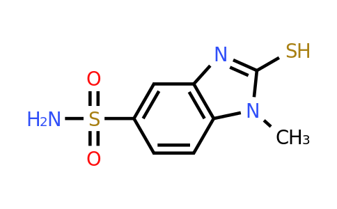 CAS 790271-20-4 | 1-methyl-2-sulfanyl-1H-1,3-benzodiazole-5-sulfonamide