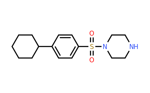 CAS 790271-26-0 | 1-(4-cyclohexylbenzenesulfonyl)piperazine