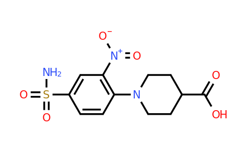 CAS 790271-27-1 | 1-(2-nitro-4-sulfamoylphenyl)piperidine-4-carboxylic acid