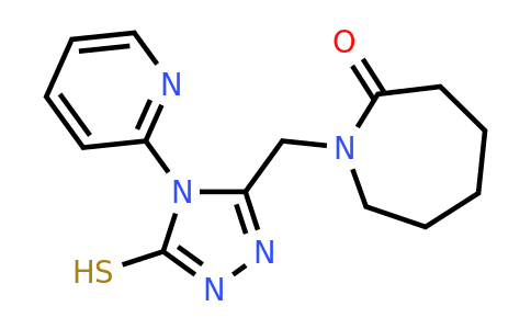 CAS 790272-08-1 | 1-{[4-(pyridin-2-yl)-5-sulfanyl-4H-1,2,4-triazol-3-yl]methyl}azepan-2-one