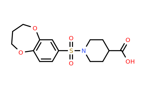 CAS 790272-16-1 | 1-(3,4-dihydro-2H-1,5-benzodioxepine-7-sulfonyl)piperidine-4-carboxylic acid