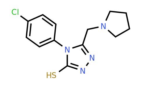 CAS 790272-34-3 | 4-(4-chlorophenyl)-5-[(pyrrolidin-1-yl)methyl]-4H-1,2,4-triazole-3-thiol