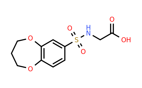 CAS 790272-41-2 | 2-(3,4-dihydro-2H-1,5-benzodioxepine-7-sulfonamido)acetic acid