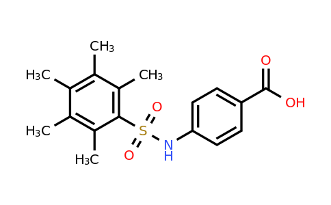 CAS 790272-45-6 | 4-(2,3,4,5,6-pentamethylbenzenesulfonamido)benzoic acid