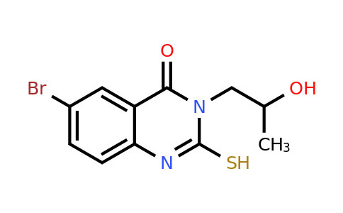 CAS 790681-59-3 | 6-bromo-3-(2-hydroxypropyl)-2-sulfanyl-3,4-dihydroquinazolin-4-one